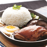 Hot Plate Chicken Mushroom Rice